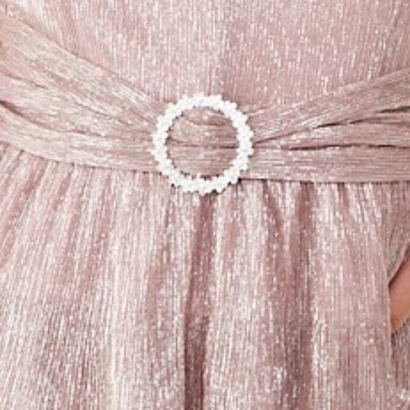 Metallic Tiered Flounce Dress - Oh la la!!! (7/8) - Picture 2 of 6